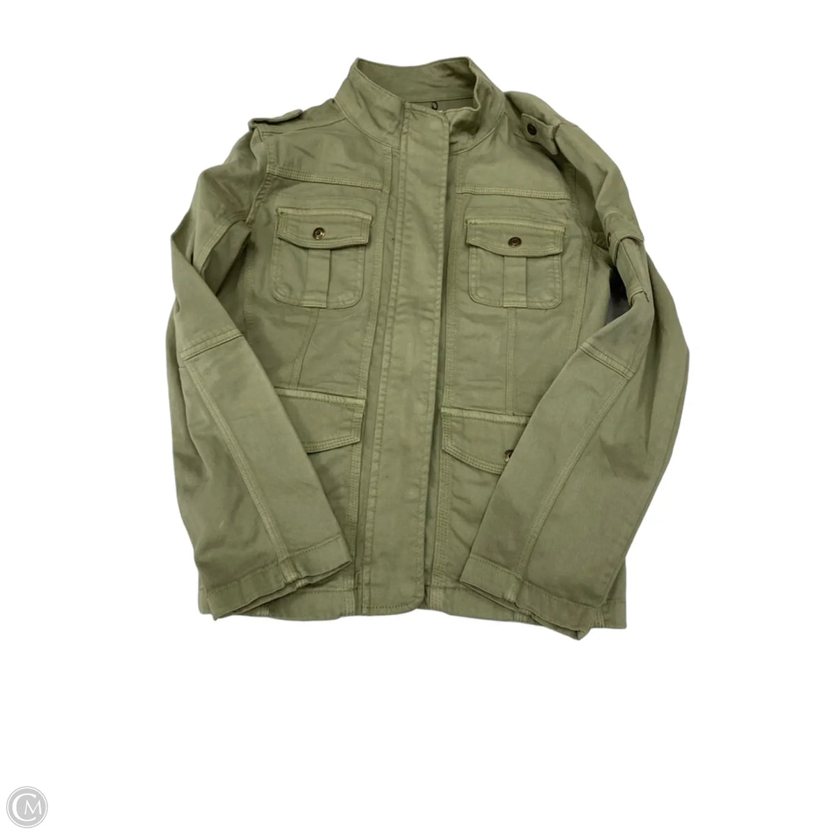 Jacket Utility By Kensie In Green, Size: L