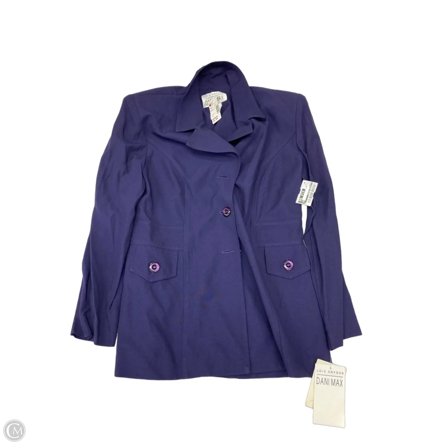 Blazer By Clothes Mentor In Navy, Size: M