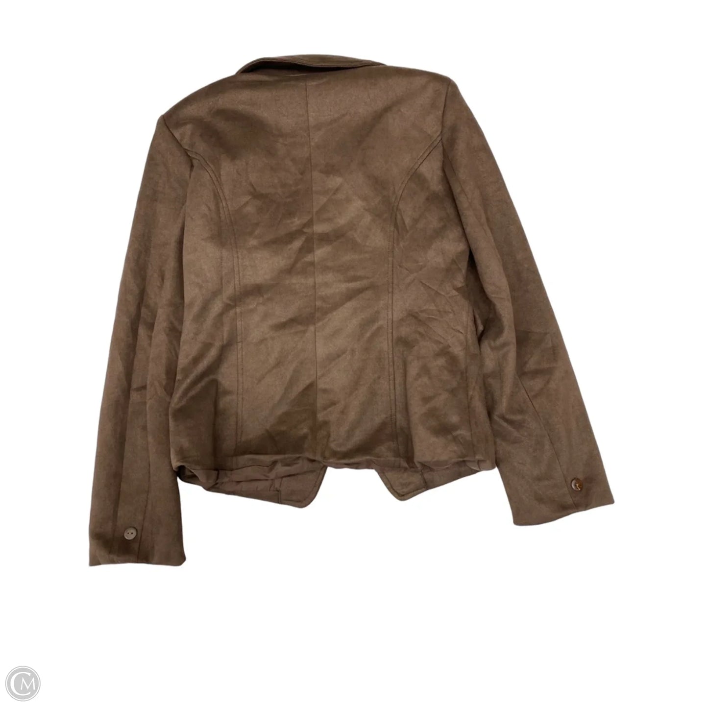 Blazer By Clothes Mentor In Brown, Size: M