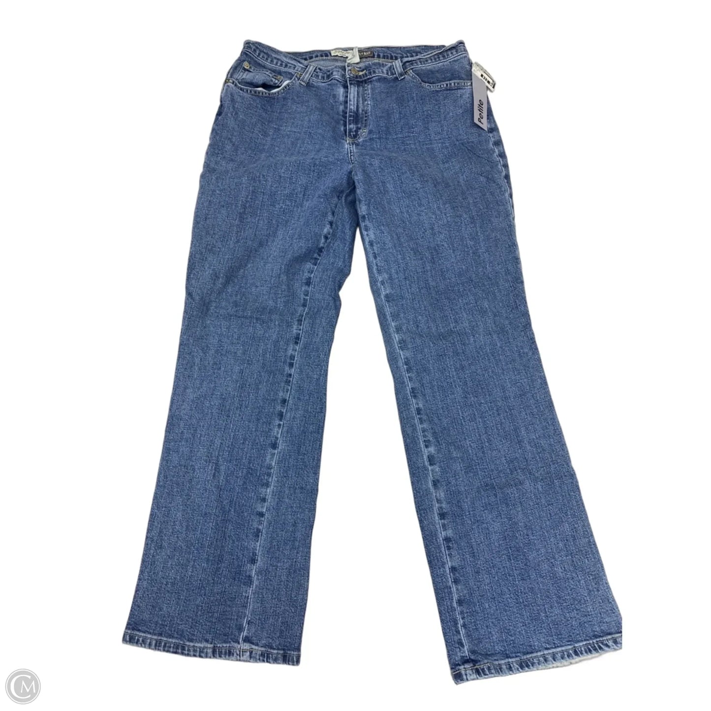 Jeans Straight By St Johns Bay In Blue Denim, Size: 16