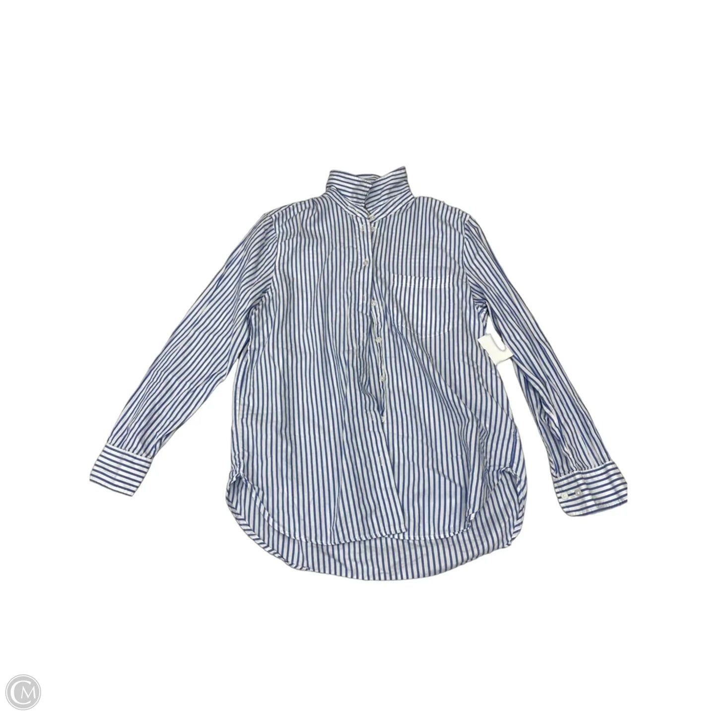 Top Long Sleeve By H&m In Striped Pattern, Size: S