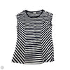 Top Short Sleeve By Cabi In Striped Pattern, Size: Xs