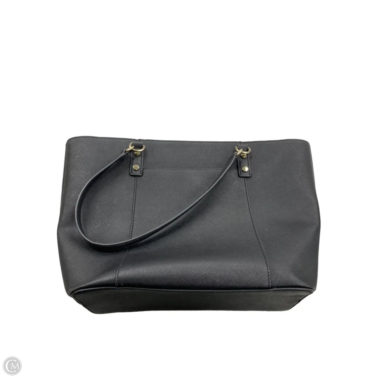 Tote Leather By Dkny, Size: Large