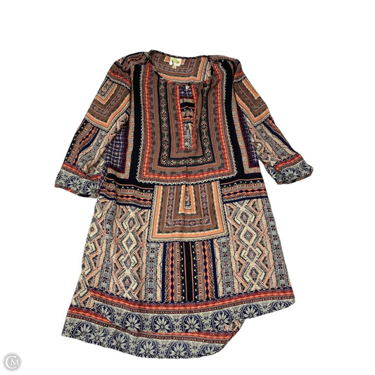 Tunic 3/4 Sleeve By Figuero & Flower In Multi-colored, Size: Xl