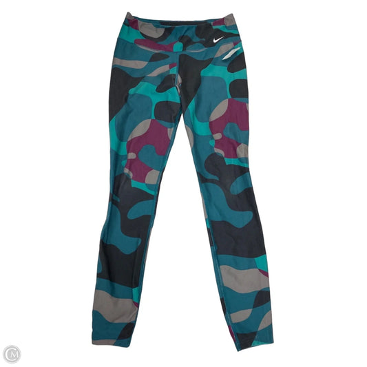 Athletic Leggings By Nike Apparel In Multi-colored, Size: M