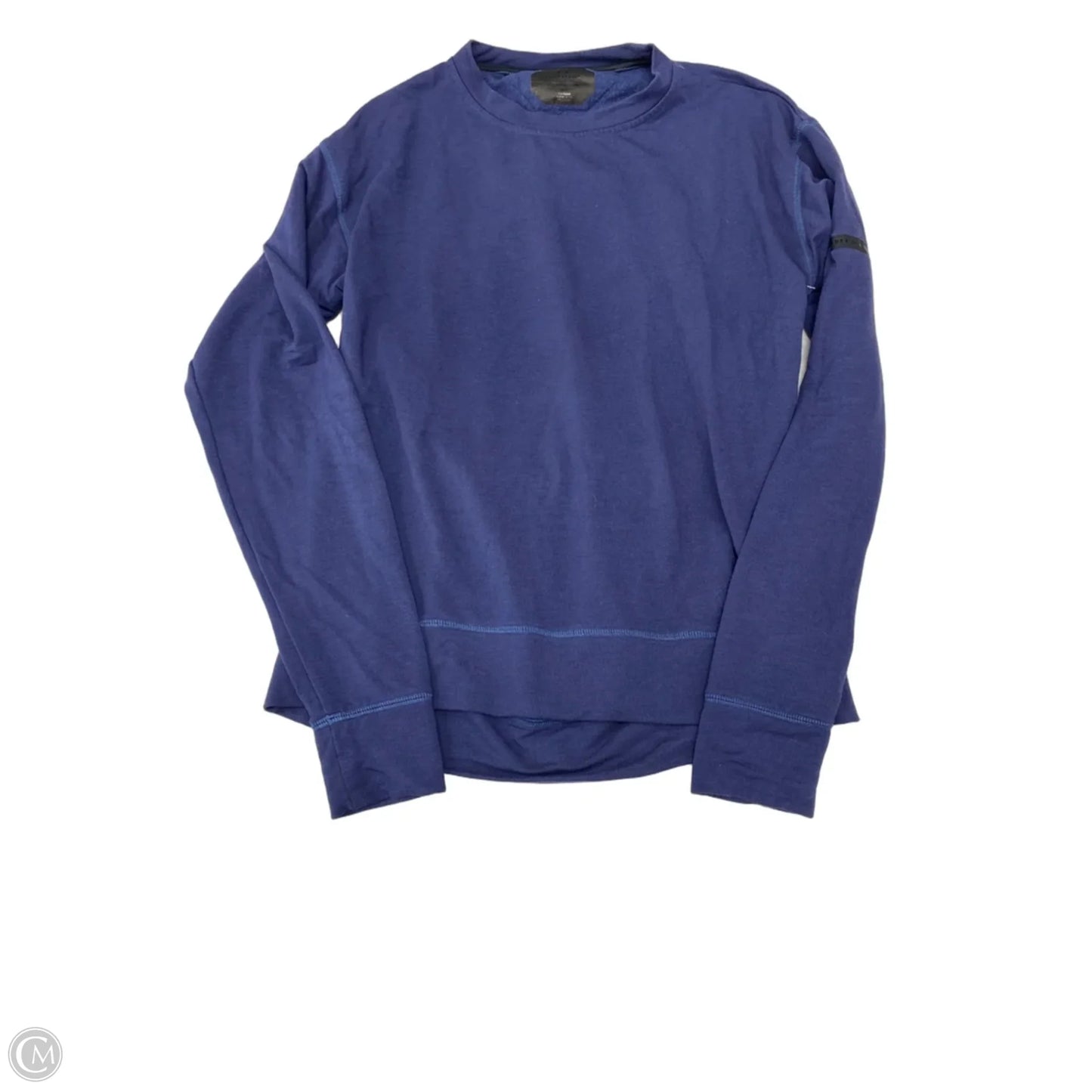 Athletic Sweatshirt Crewneck By Under Armour In Navy, Size: M