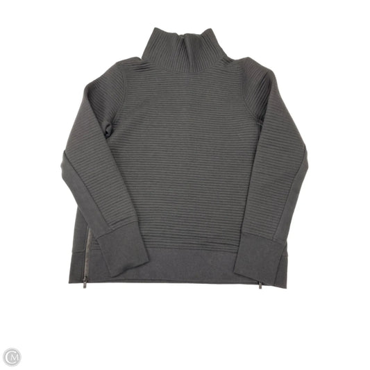Athletic Top Long Sleeve Collar By All In Motion In Black, Size: M