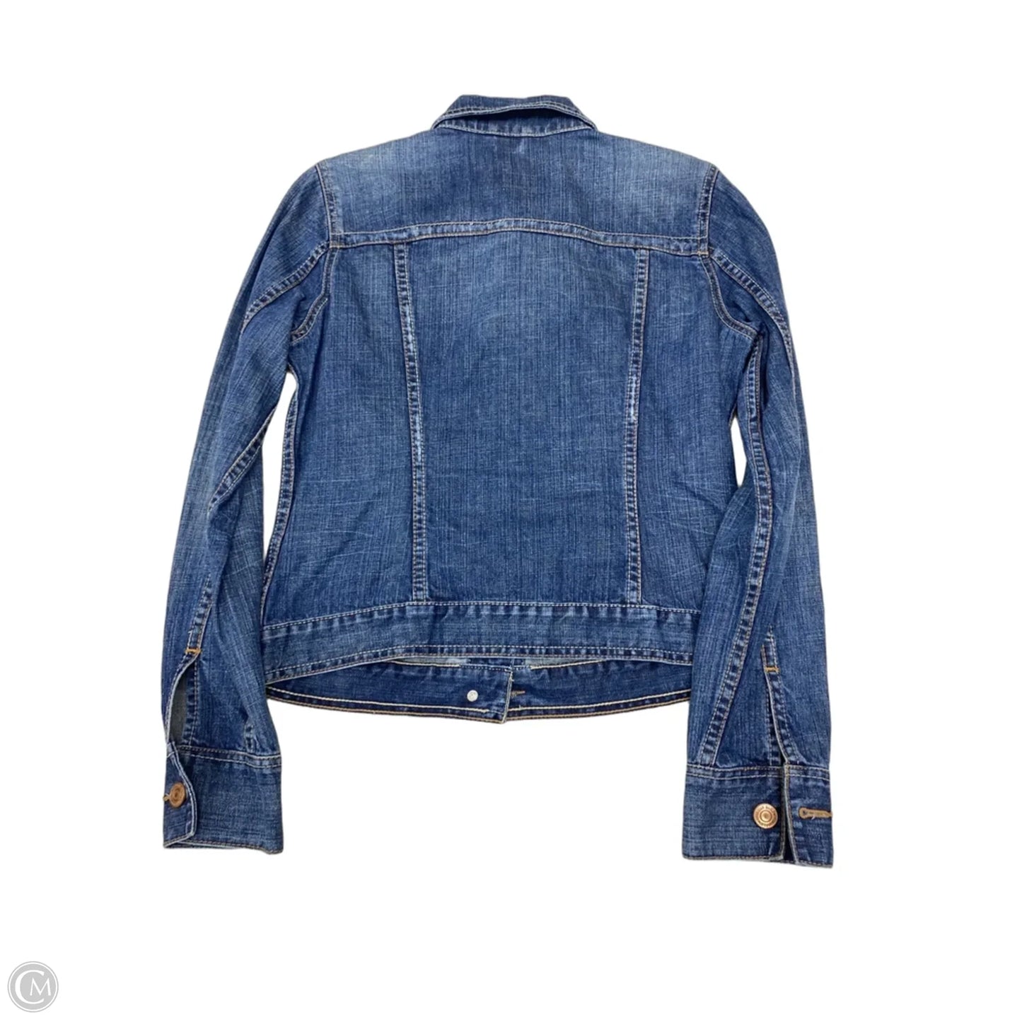 Jacket Denim By American Eagle In Blue Denim, Size: M