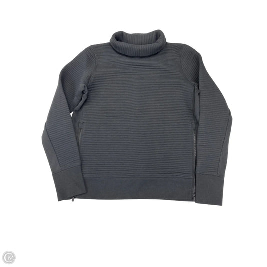 Athletic Top Long Sleeve Collar By All In Motion In Black, Size: M