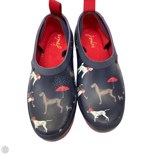 Shoes Heels Block By Joules In Blue & Red, Size: 5