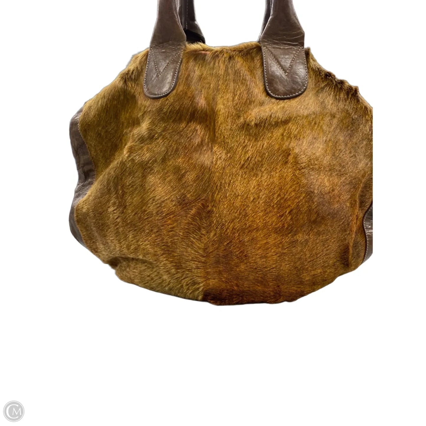 Tote Leather By Cma, Size: Large