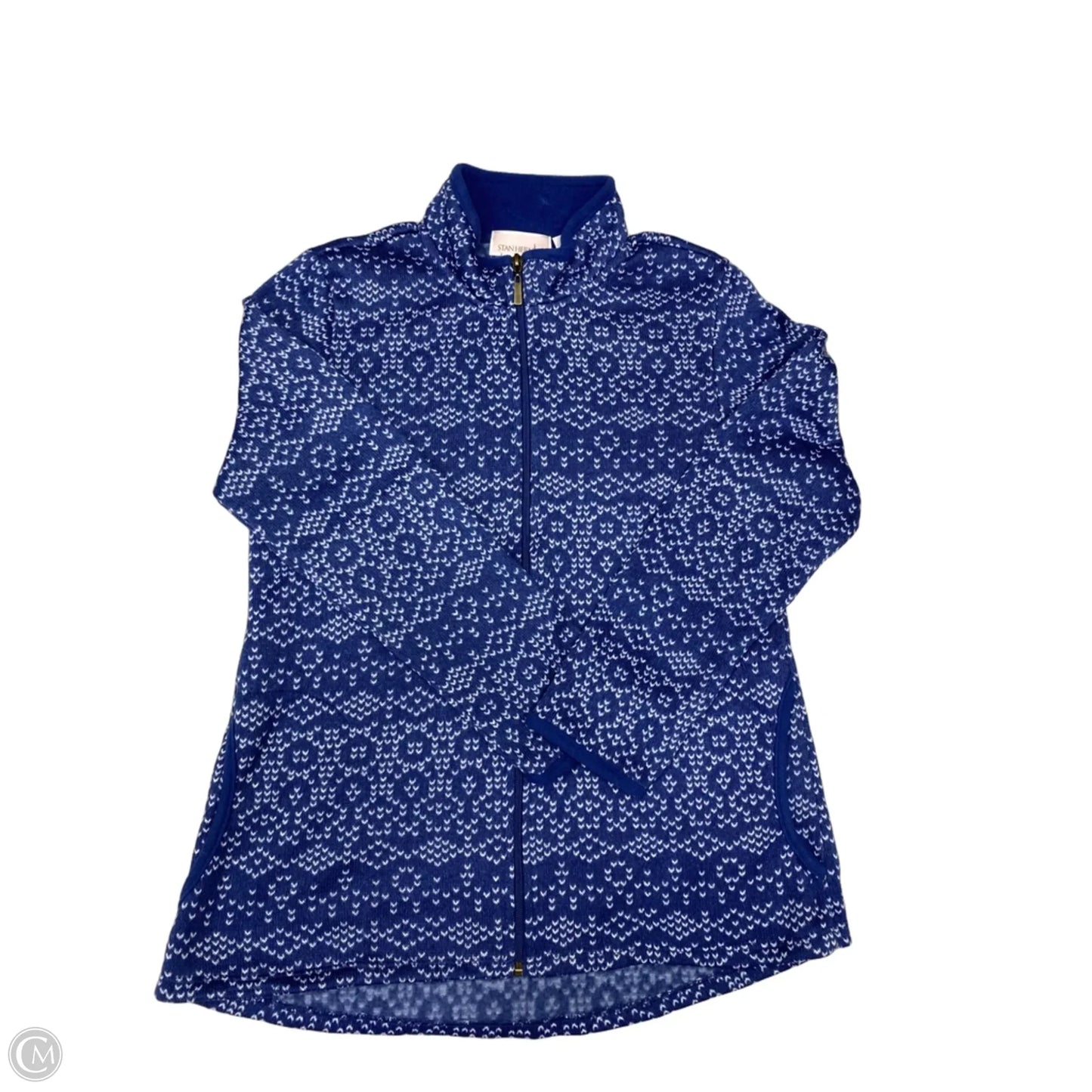 Jacket Other By Clothes Mentor In Blue & White, Size: S