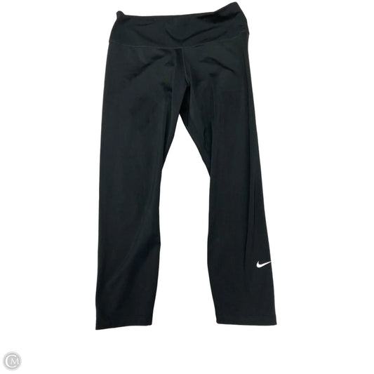 Athletic Leggings Capris By Nike Apparel In Black, Size: M