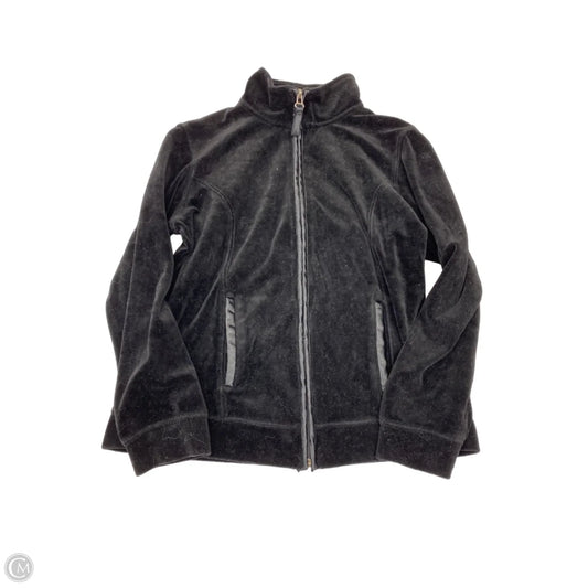 Athletic Jacket By Style And Company In Black, Size: M