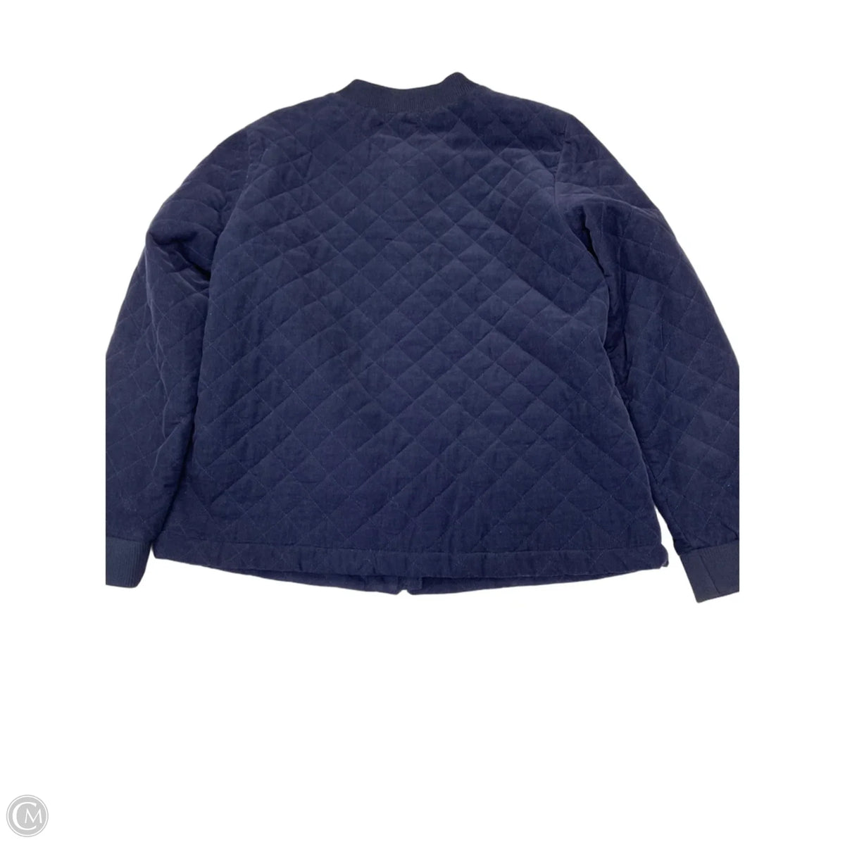 Jacket Puffer & Quilted By Christopher And Banks In Navy, Size: L