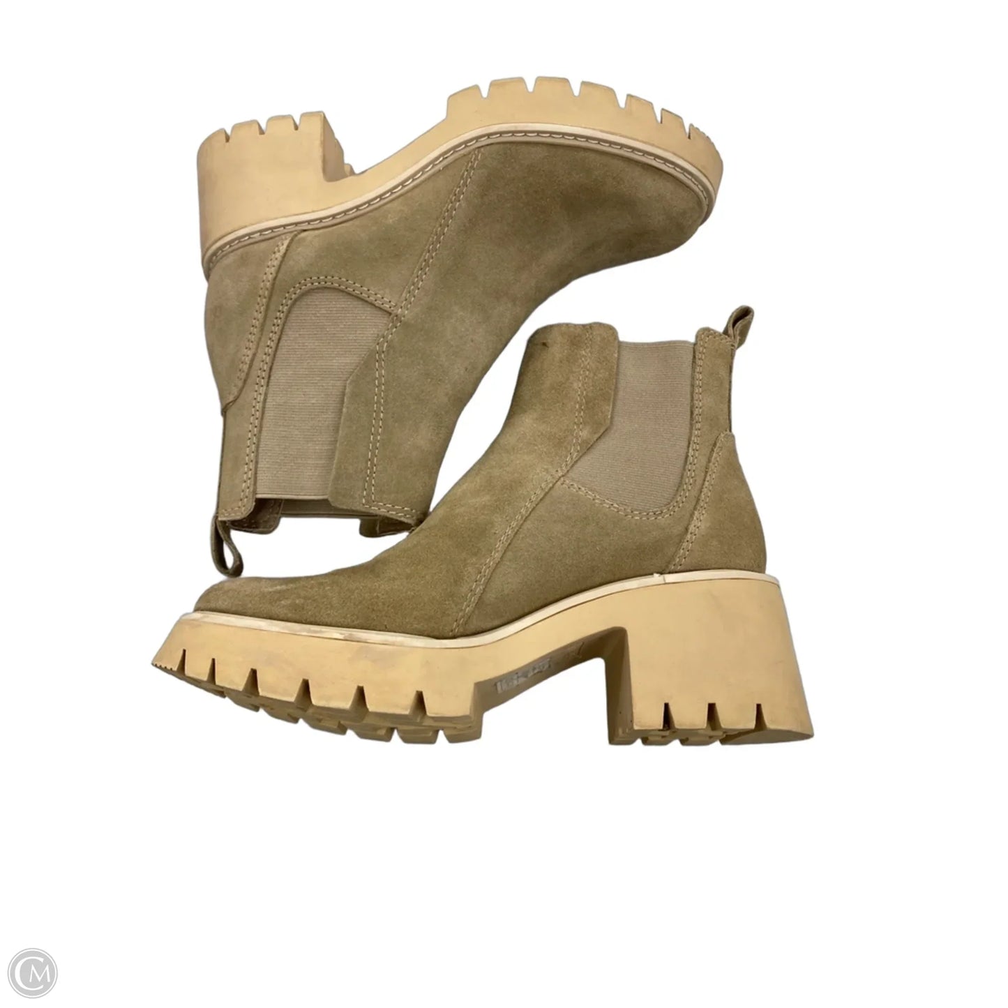 Boots Ankle Heels By Dolce Vita In Beige, Size: 7