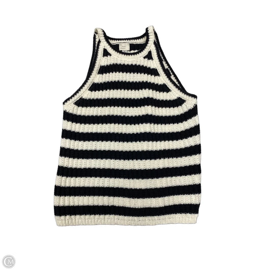 Top Sleeveless By A New Day In Striped Pattern, Size: M