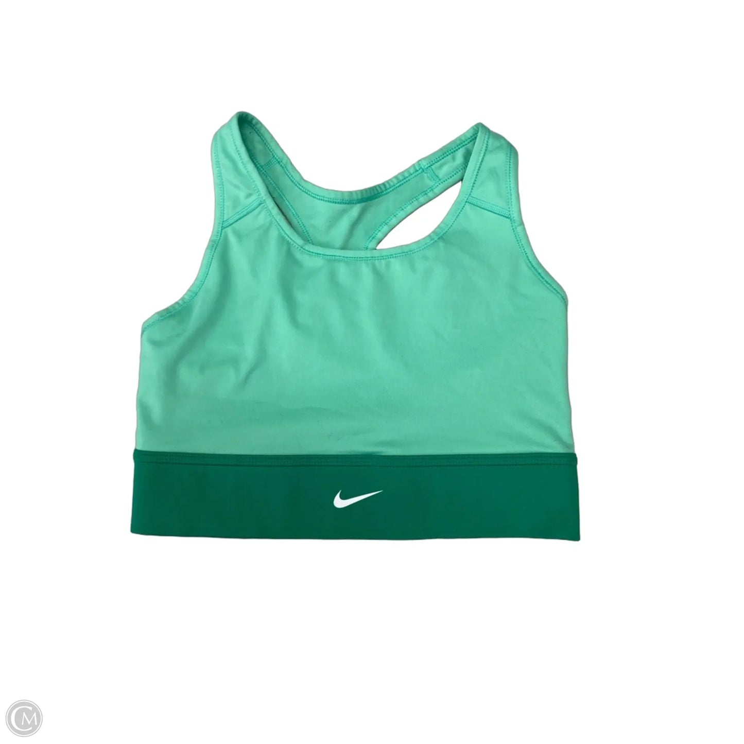 Athletic Bra By Nike Apparel In Green, Size: L