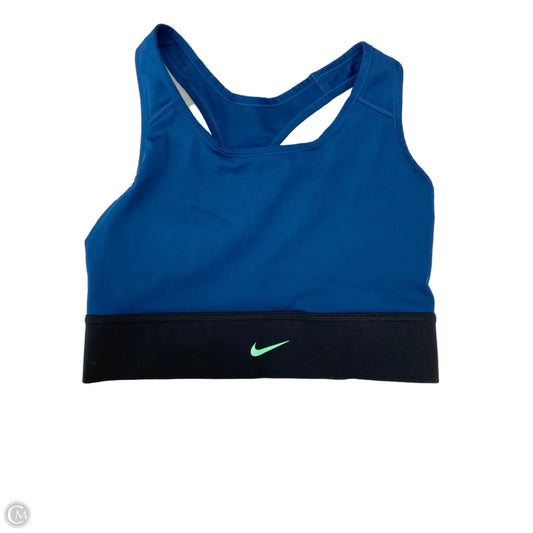 Athletic Bra By Nike Apparel In Navy, Size: L