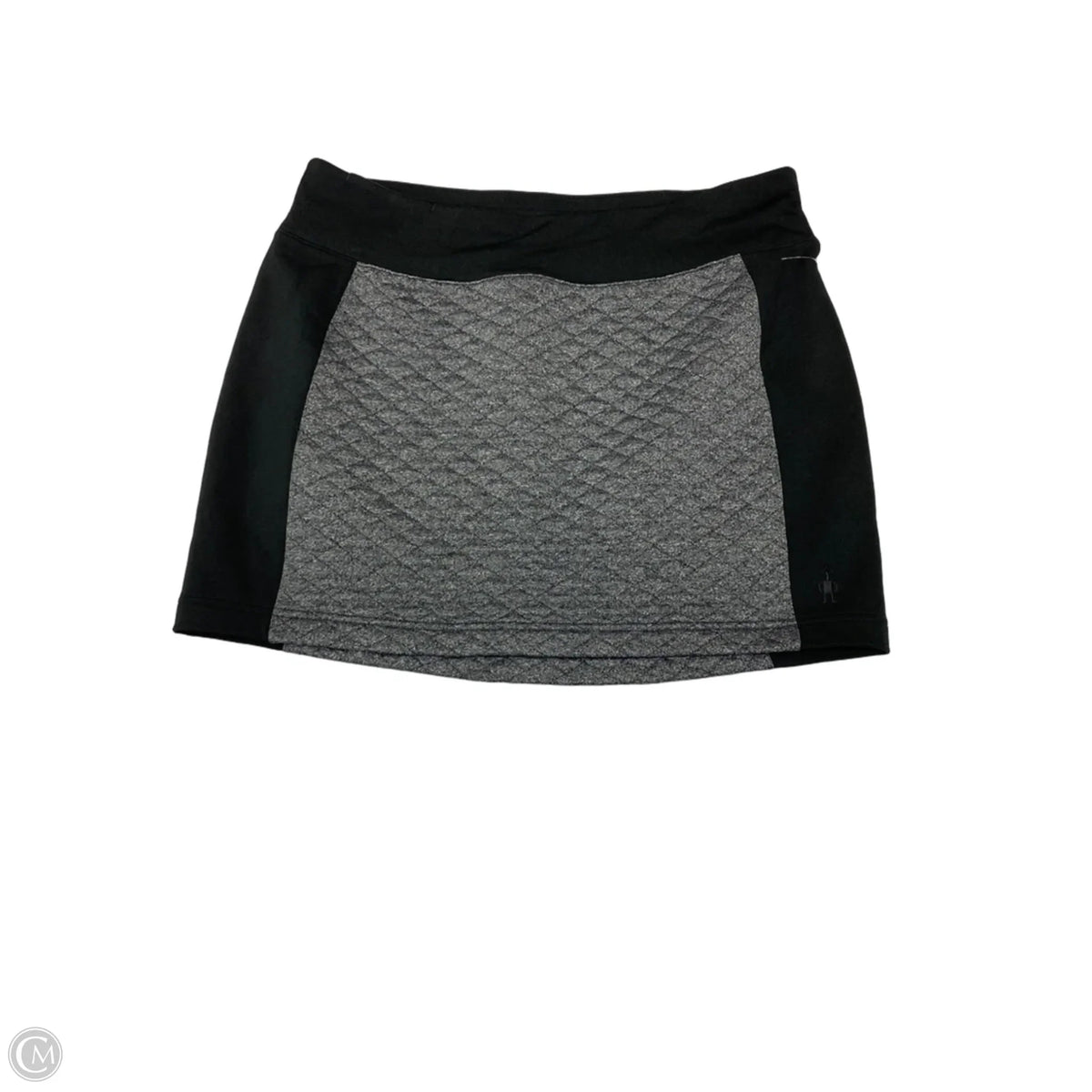Skirt Mini & Short By Smartwool In Black & Grey, Size: 14