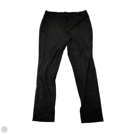 Pants Leggings By Susan Graver In Black, Size: L