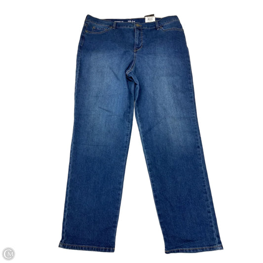 Jeans Straight By Style And Company In Blue Denim, Size: 18