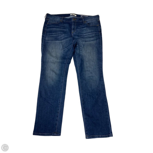 Jeans Straight By Sonoma In Blue Denim, Size: 16