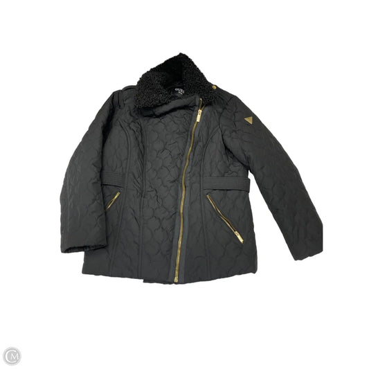 Jacket Puffer & Quilted By Guess In Black, Size: 1x