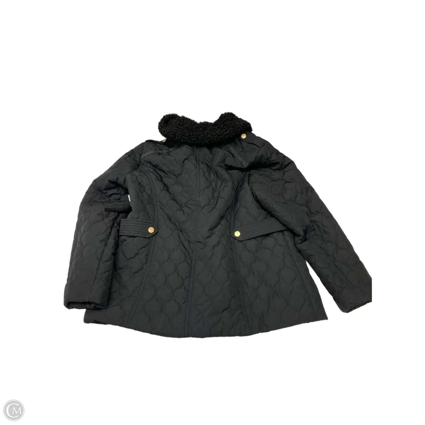 Jacket Puffer & Quilted By Guess In Black, Size: 1x