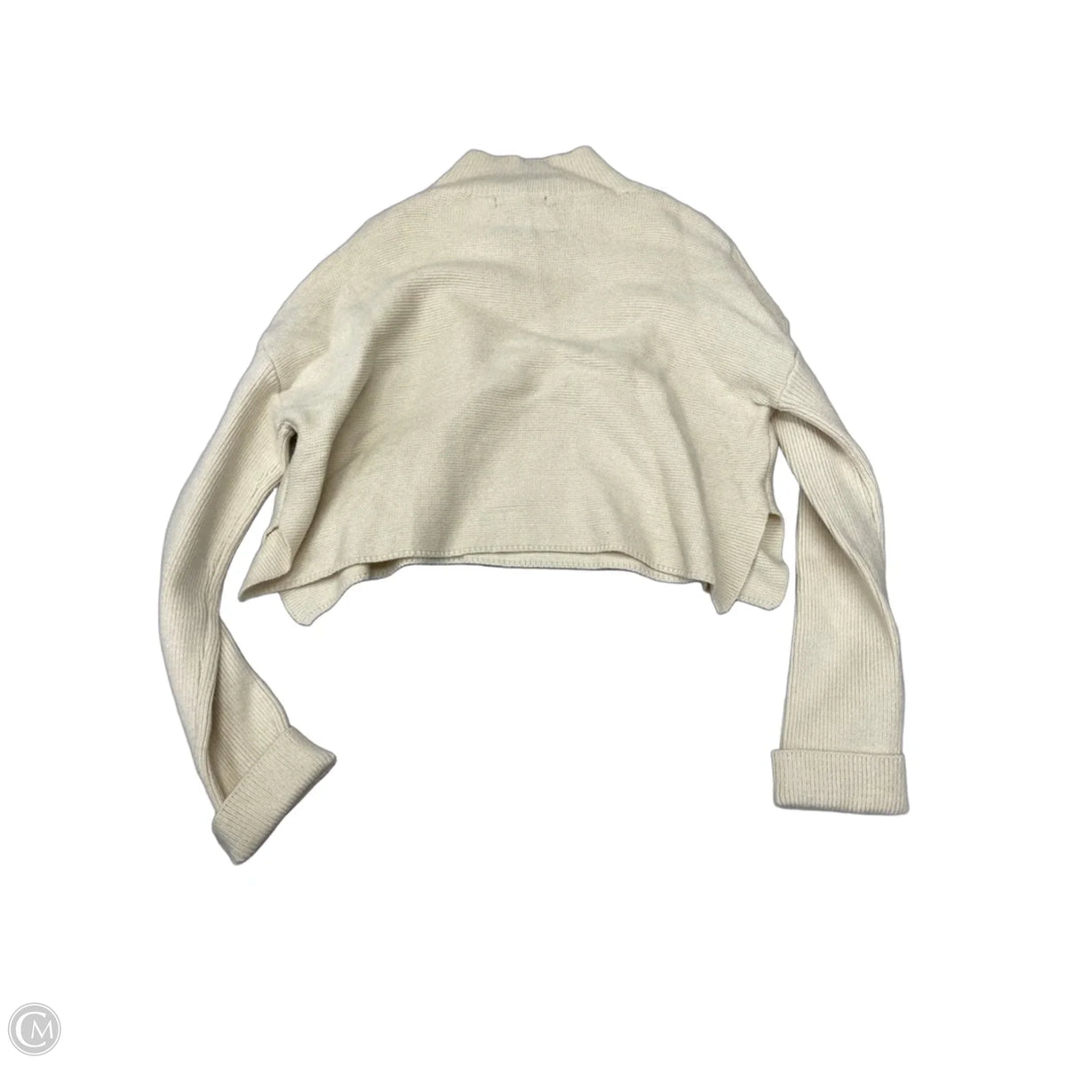 Sweater By Clothes Mentor In Cream, Size: M