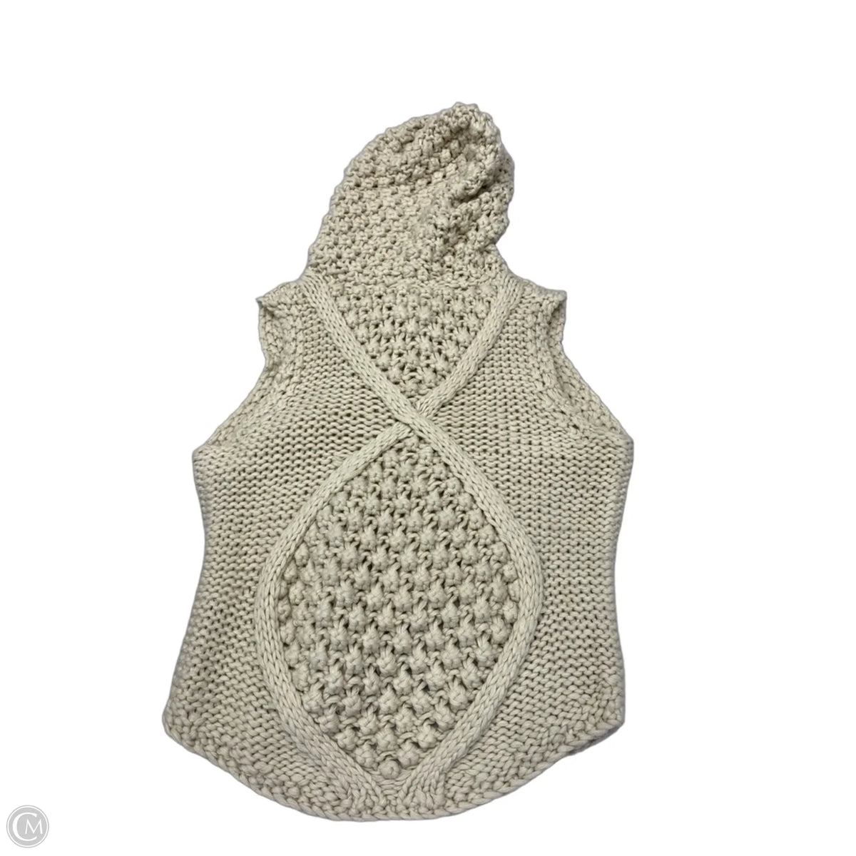 Vest Sweater By Cmc In Beige, Size: S