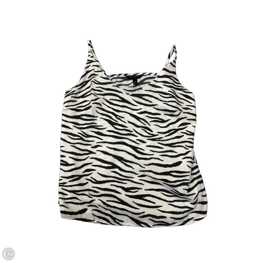 Top Cami By Banana Republic In Zebra Print, Size: Mp