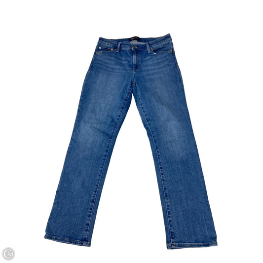 Jeans Straight By Paige In Blue Denim, Size: 10