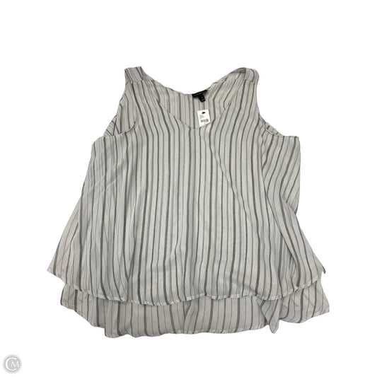 Top Sleeveless By Lane Bryant In Striped Pattern, Size: 3x
