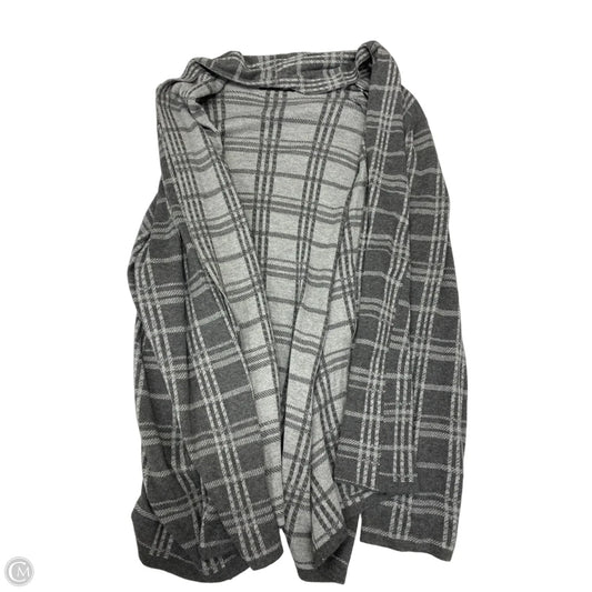Cardigan By Clothes Mentor In Grey, Size: 3x