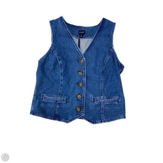 Vest Other By J. Crew In Blue Denim, Size: Xs