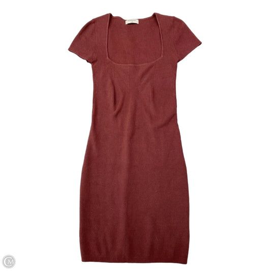 Dress Casual Short By Babaton In Brown, Size: S