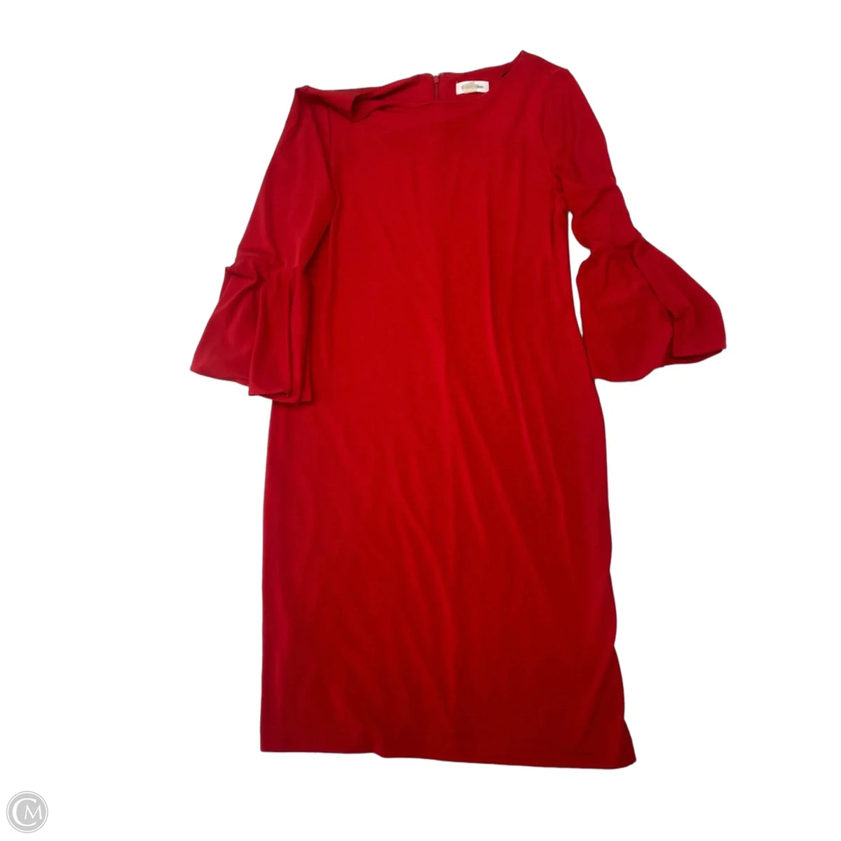Dress Work By Calvin Klein In Red, Size: S