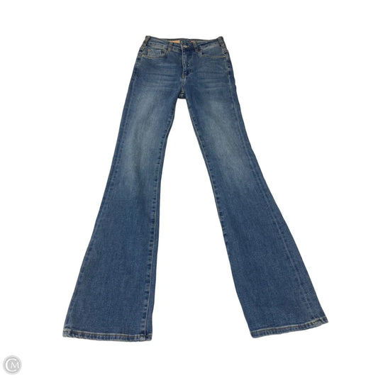 Jeans Flared By Pilcro In Blue Denim, Size: 2