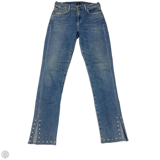 Jeans Skinny By Citizens Of Humanity In Blue Denim, Size: 4