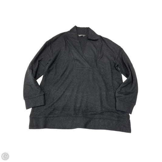 Top Long Sleeve By Simply Vera In Black, Size: L