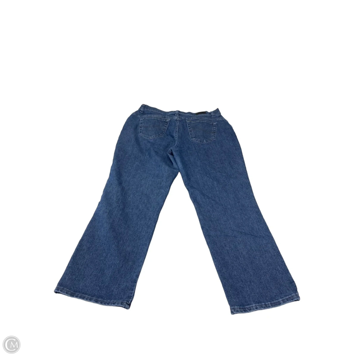 Jeans Boot Cut By Lee In Blue Denim, Size: 16