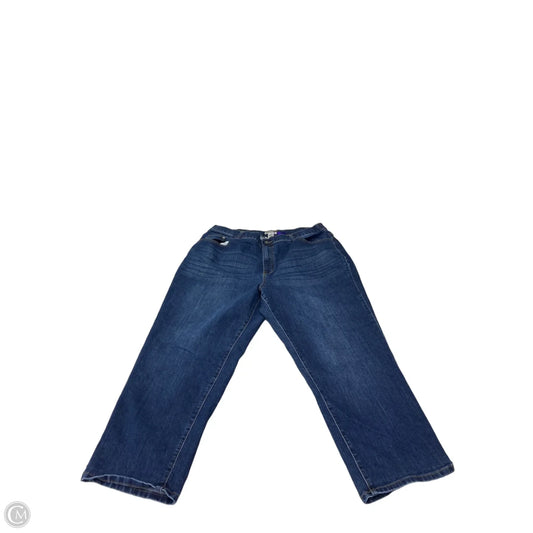 Jeans Straight By Catherines In Blue, Size: 18