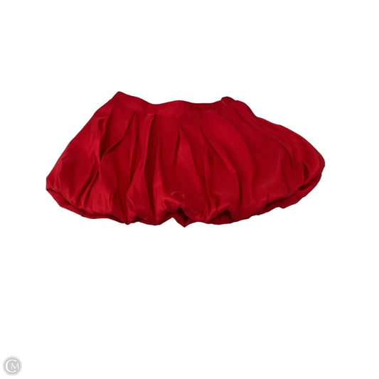 Skirt Mini & Short By A New Day In Red, Size: L