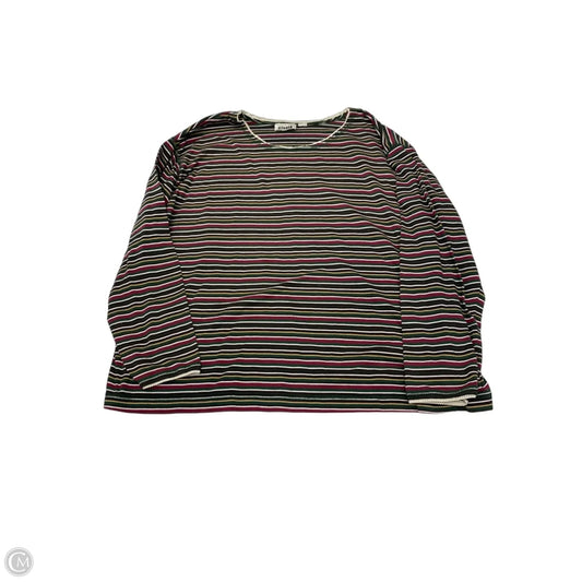 Top Long Sleeve By Clothes Mentor In Striped Pattern, Size: 3x