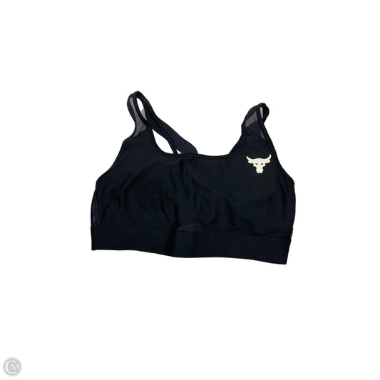 Athletic Bra By Under Armour In Black, Size: M