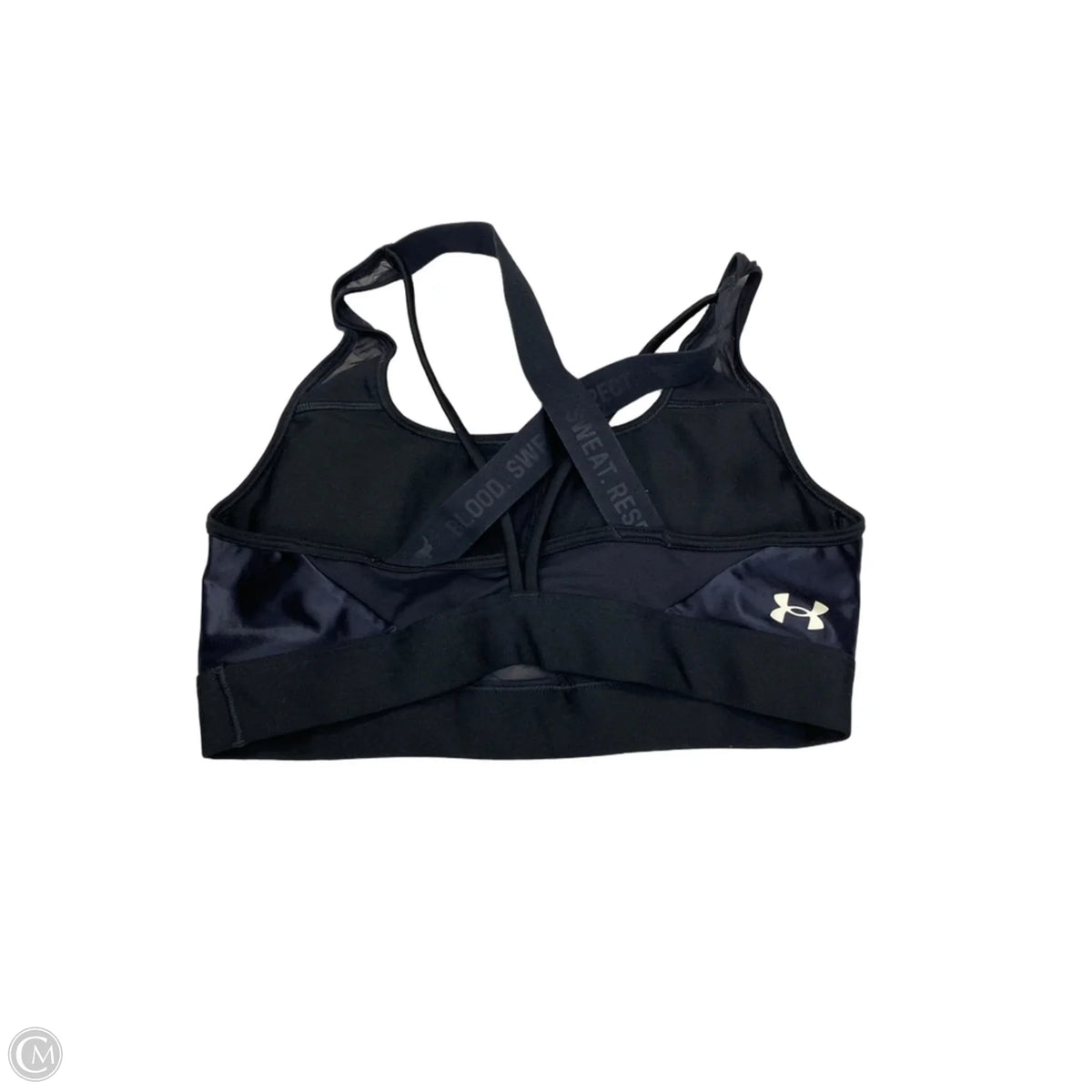 Athletic Bra By Under Armour In Black, Size: M