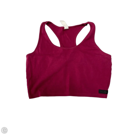 Athletic Tank Top By Alphalete In Maroon, Size: S