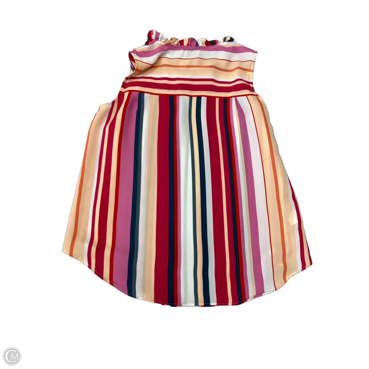 Blouse Sleeveless By Loft In Striped Pattern, Size: Xsp