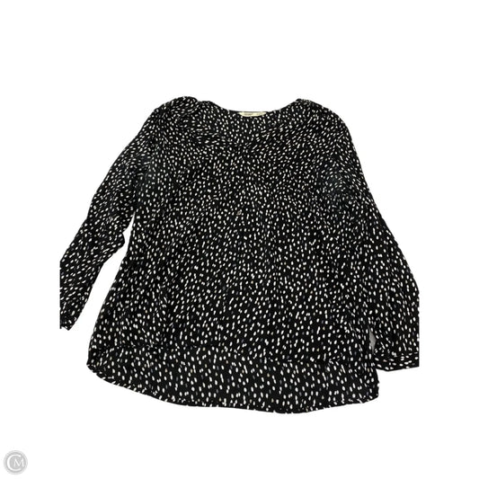 Top Long Sleeve By Old Navy In Black & White, Size: Xxl